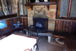 Man-cave with fireplace