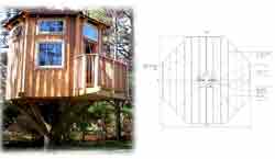 Professional tree house tiny home plans