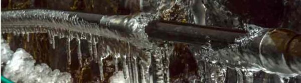 frozen RV water pipes
