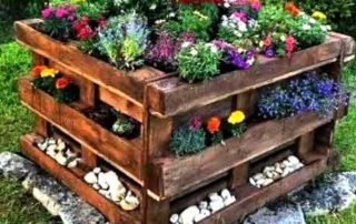 pallet wood planter