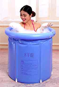 Inflatable bathtub