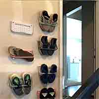 Shoe storage in RV