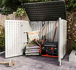 Weather Resistant Resin Tool Shed