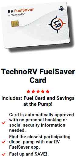 TechnoRV FuelSaver Card
