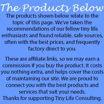 Tiny Life Consulting selected products