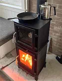 Dwarf 5kw Wood Cookstove Combo