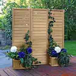 Wood Privacy Screen