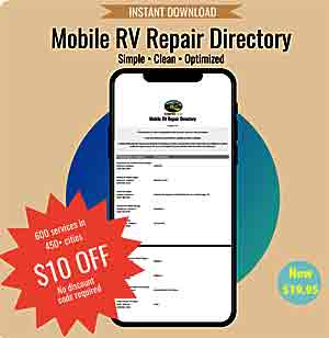 Mobile RV Repair Directory